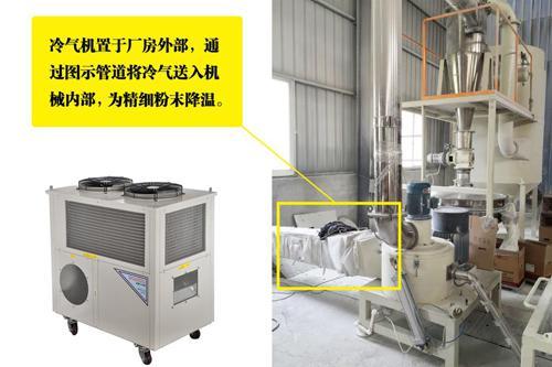 山东气流微粉机专用冷气机专业厂家找望尔