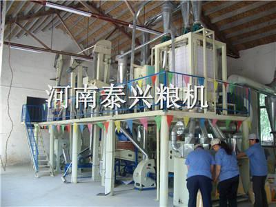 简介小麦面粉机清理工艺及碾麦技术的概况